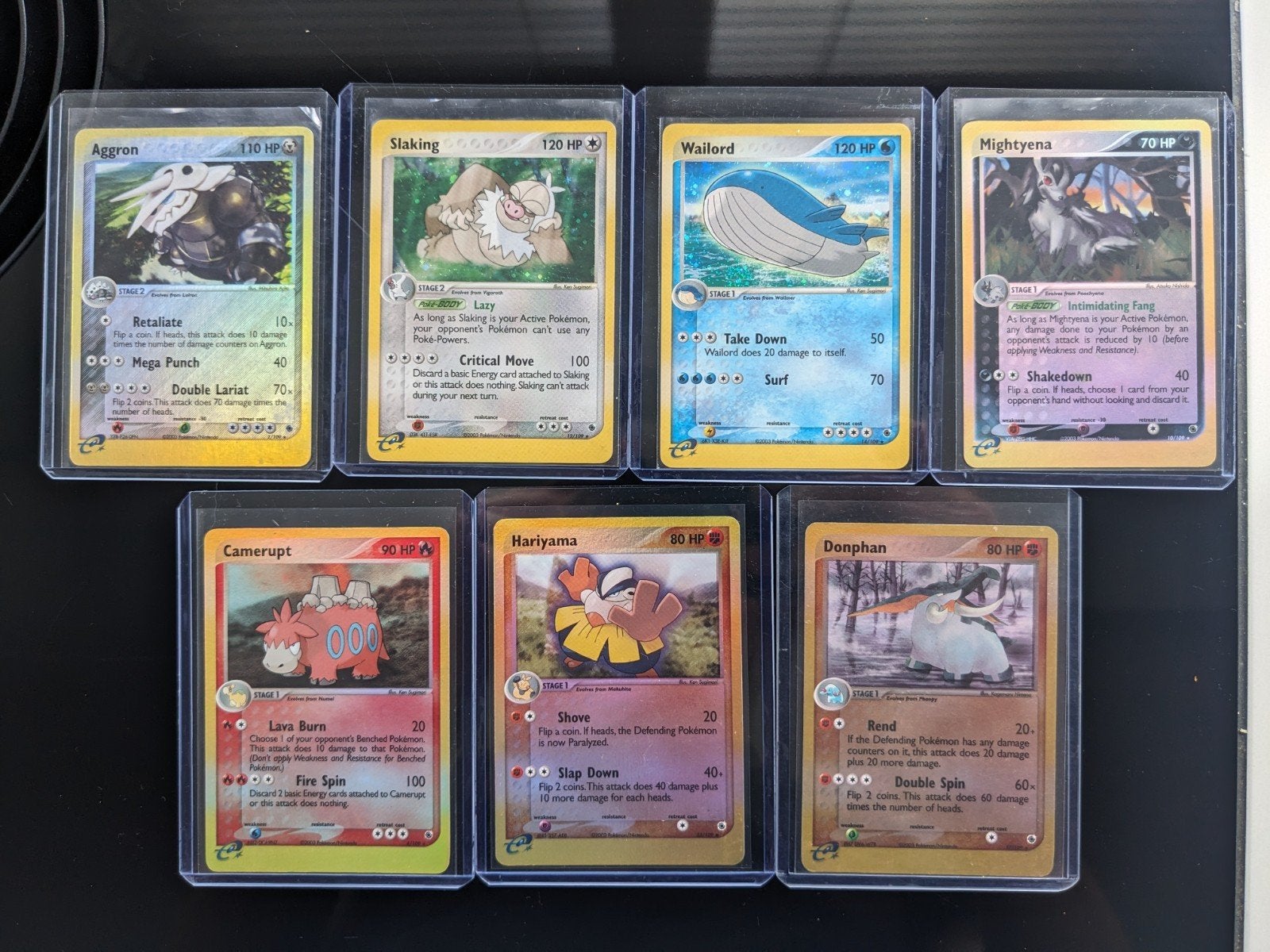 Pokemon kaart ex Ruby Sapphire, Ophalen of Verzenden, Zo goed als nieuw, Meerdere kaarten