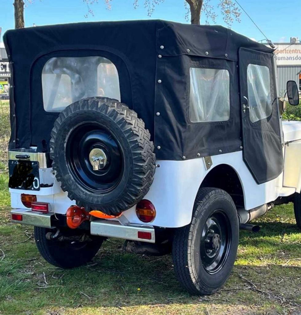 Compleet zwart dak+deuren Willys Jeep CJ / winterdak, Ophalen of Verzenden, Jeep