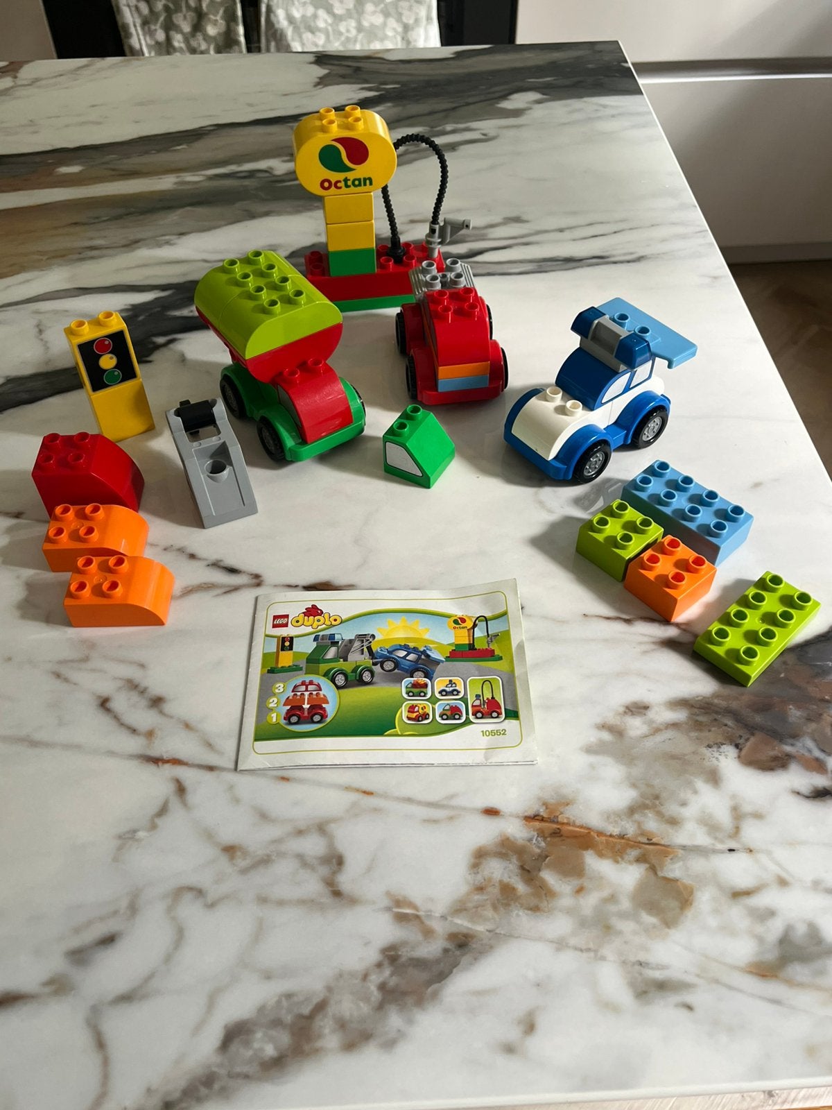 Duplo set 10552 creatieve auto”s, Ophalen of Verzenden, Gebruikt, Duplo