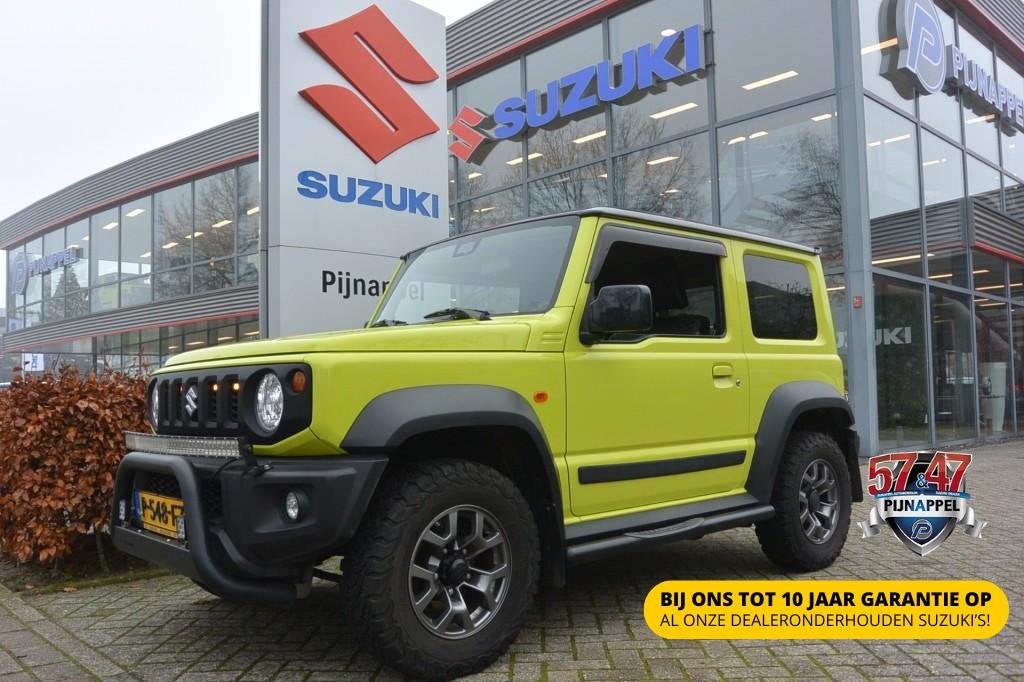 Suzuki JIMNY 1.5 Stijl AllGrip (4x4) 4-persoons Navigatie/Le, Auto's, 15 km/l, Gebruikt, Euro 6, Met garantie (alle)