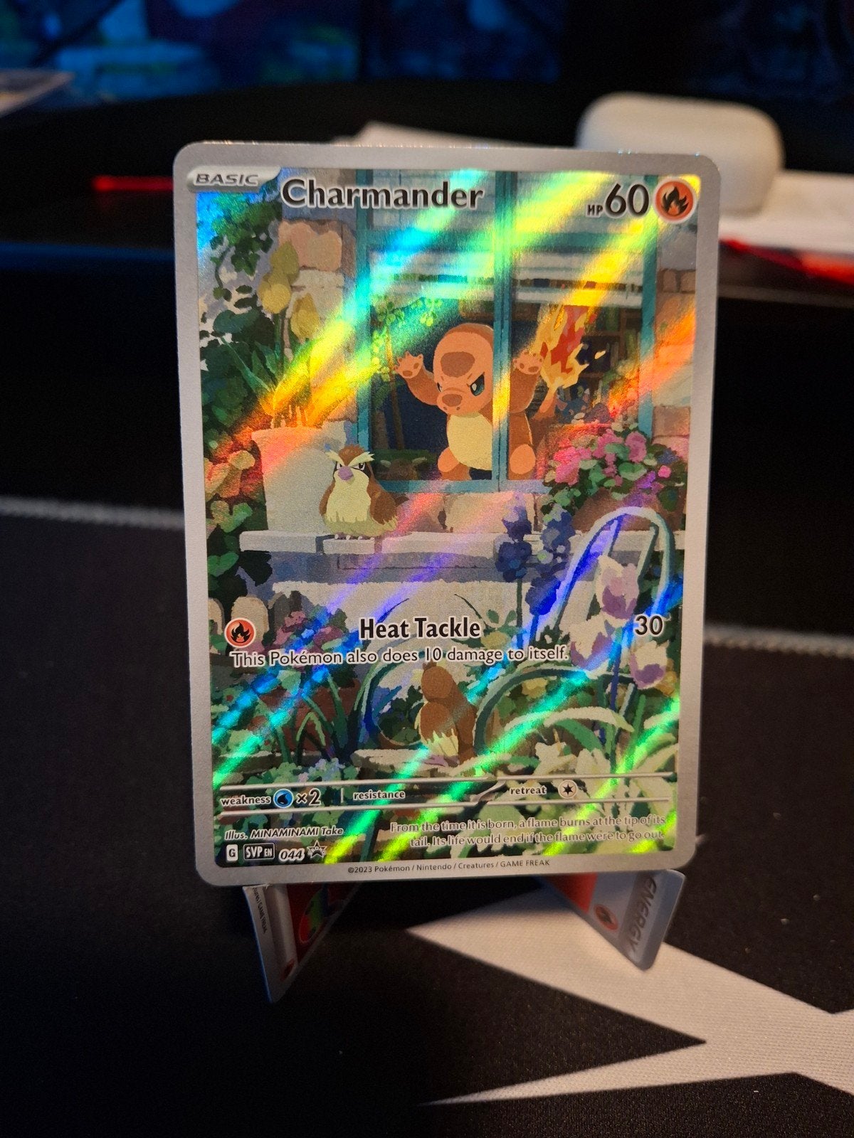 charmander 044 blackstar promo, Ophalen, Zo goed als nieuw, Losse kaart