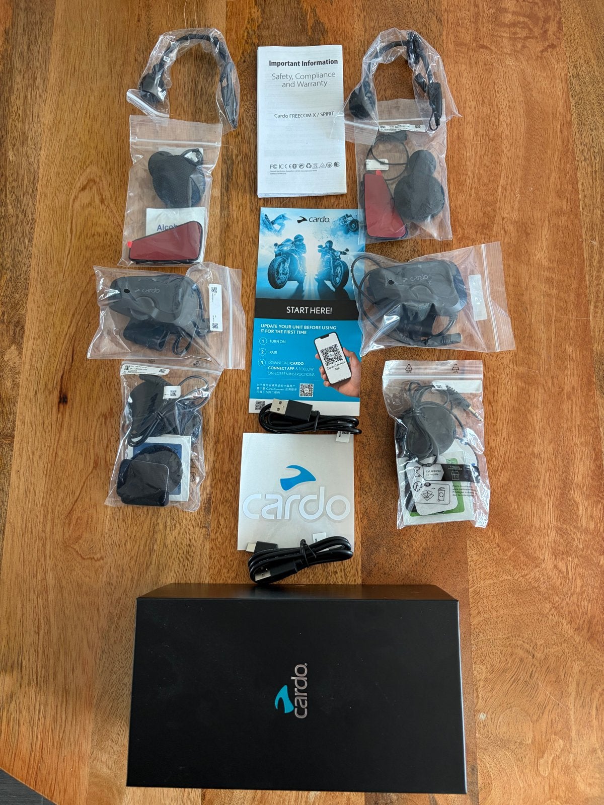 Cardo freecom X4 Duo Pack - Compleet en zo goed als nieuw, Ophalen, Zo goed als nieuw