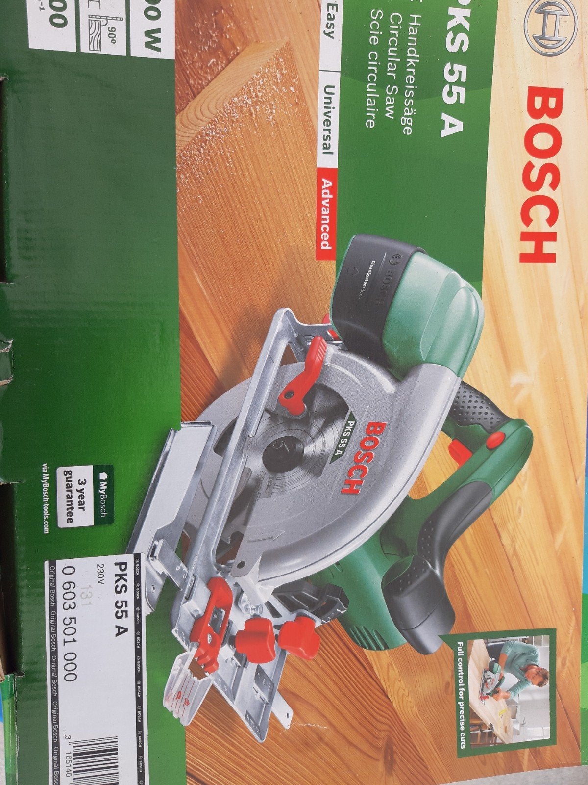 Bosch PKS 55 A Cirkelzaag - Zo goed als nieuw, Ophalen of Verzenden, Zo goed als nieuw, Cirkelzaag, Bosch
