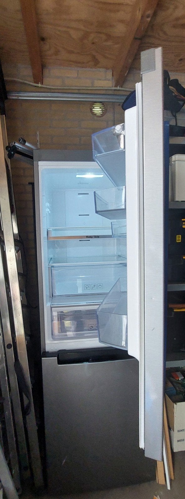 Samsung Koelkast+vriezer met garantie!, koel-vries combi, Ophalen, 200 liter of meer, 60 cm of meer, Met aparte vriezer
