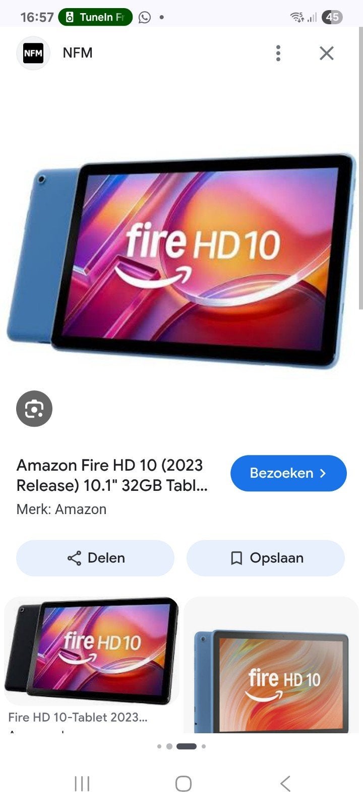 Beschermhoes voor een Amazone Fire HD10 tablet., 10 inch, Nieuw, Bescherming voor- en achterkant, Ophalen of Verzenden