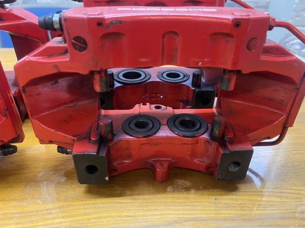 zeer nette porsche 996 gt3 remklauwen voor en achter, Auto-onderdelen, Ophalen of Verzenden, Gebruikt, Porsche