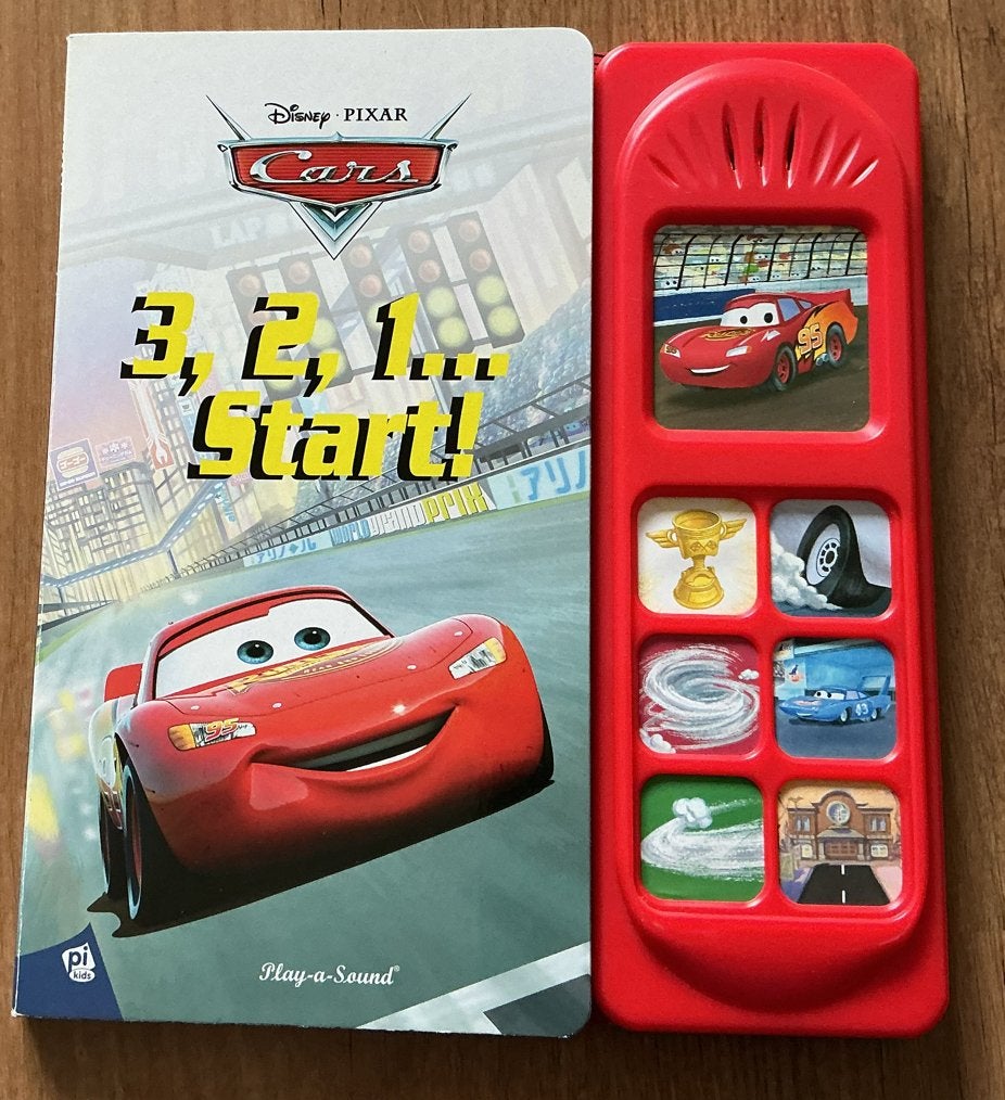 Disney Pixar Cars 3, 2, 1... Start! Geluidenboek, Boeken, Ophalen of Verzenden, Zo goed als nieuw, 1 tot 2 jaar