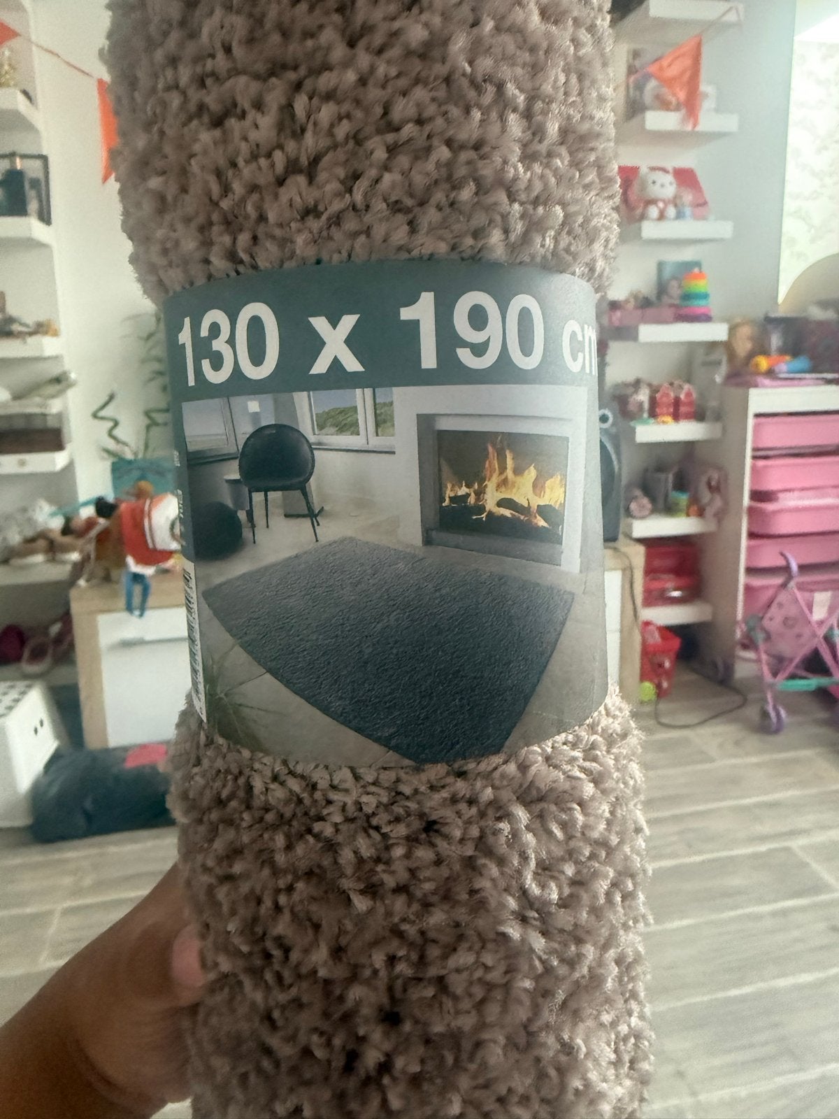 Vloerkleed, 100 tot 150 cm, Beige, Nieuw, Ophalen of Verzenden