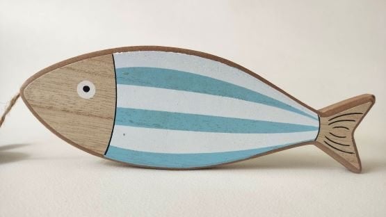 Hanger vis hout, Huis en Inrichting, Woonaccessoires | Overige, Ophalen of Verzenden, Nieuw, Hout