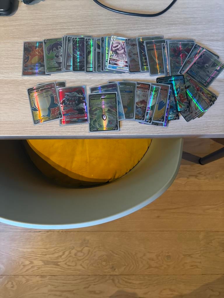 Pokémon kaarten collectie - V, VMAX, GX, EX, Holo, Ophalen of Verzenden, Gebruikt, Meerdere kaarten, Foil