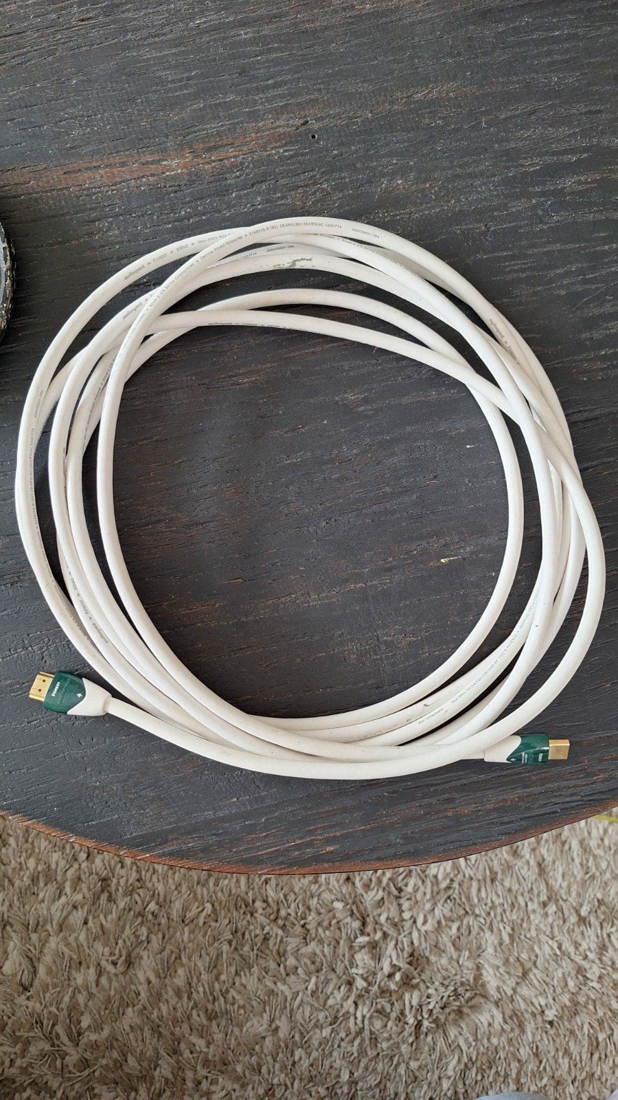 Audioquest Forest HDMI-kabel 5m, Audio, Tv en Foto, Ophalen of Verzenden