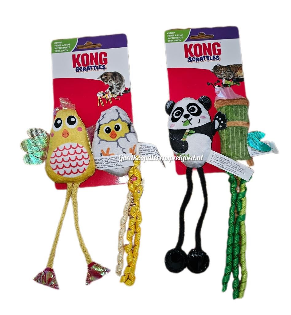 Kattenspeelgoed " KONG Cat Scrattles  "(set van 2 speeltjes), Ophalen of Verzenden, Nieuw, Speelmuis