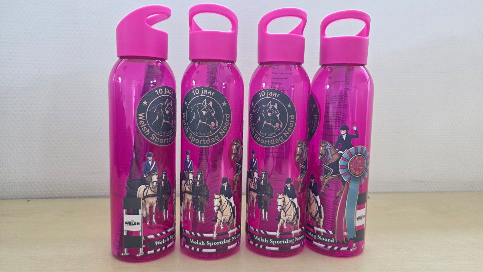 Drinkfles Jubileumeditie Welsh Sportdag Noord, Dieren en Toebehoren, Paarden en Pony's | Overige Paardenspullen, Ophalen of Verzenden