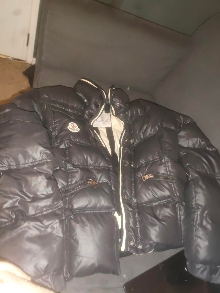 Originele Moncler Jas - Nette Staat, Moncler, Zwart, Overige maten, Ophalen of Verzenden