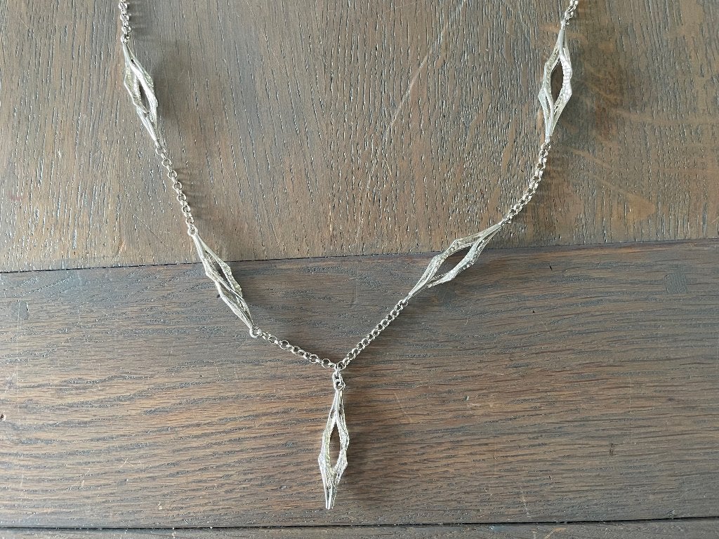 Design ZILVEREN KETTING 925 - WD014, Ophalen of Verzenden, Zilver