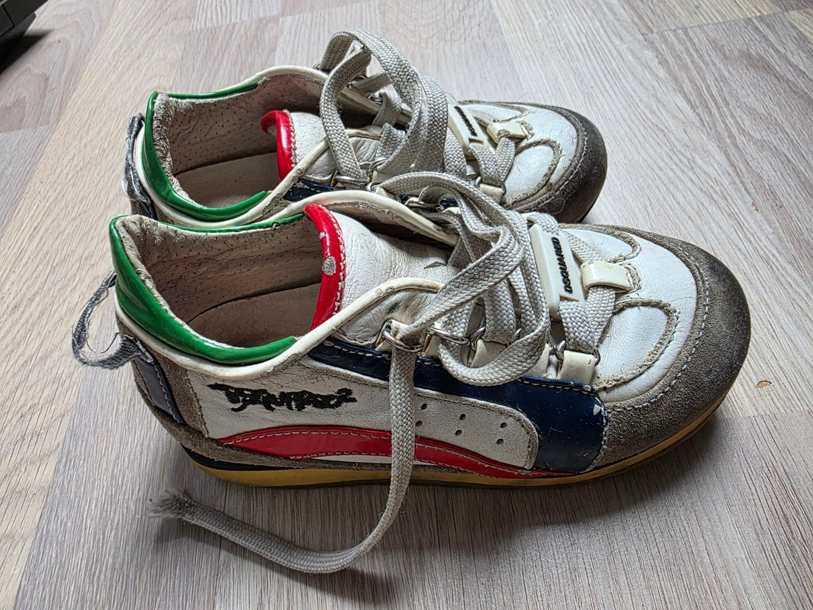 Vintage Dsquared2 kindersneakers - Maat 25, Gebruikt, Dsquared2, Ophalen of Verzenden, Jongen of Meisje