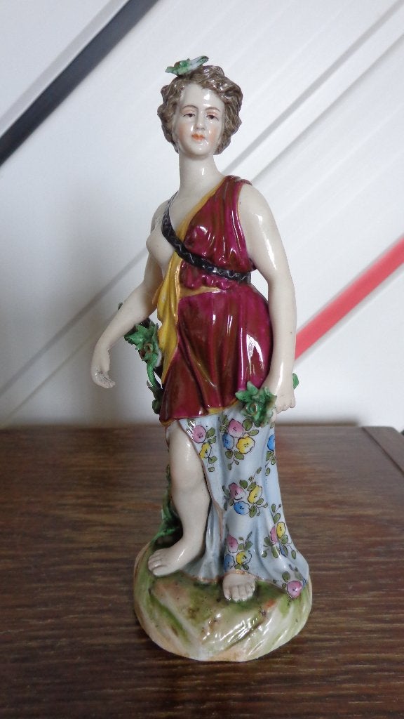 Antieke allegorische porseleinen figuur, Antiek en Kunst, Antiek | Porselein, Ophalen