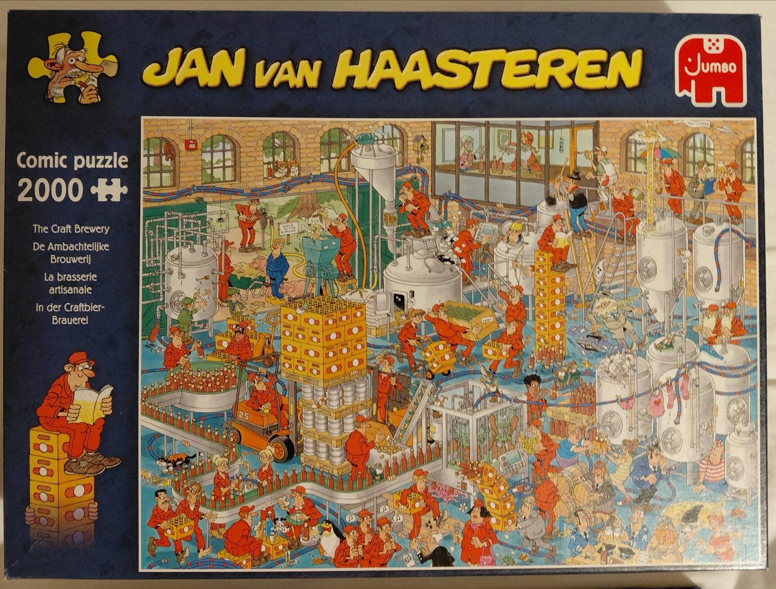 Uitdagende Jan van Haasteren puzzels 2000 stukjes, Ophalen of Verzenden, Meer dan 1500 stukjes, Gebruikt, Legpuzzel