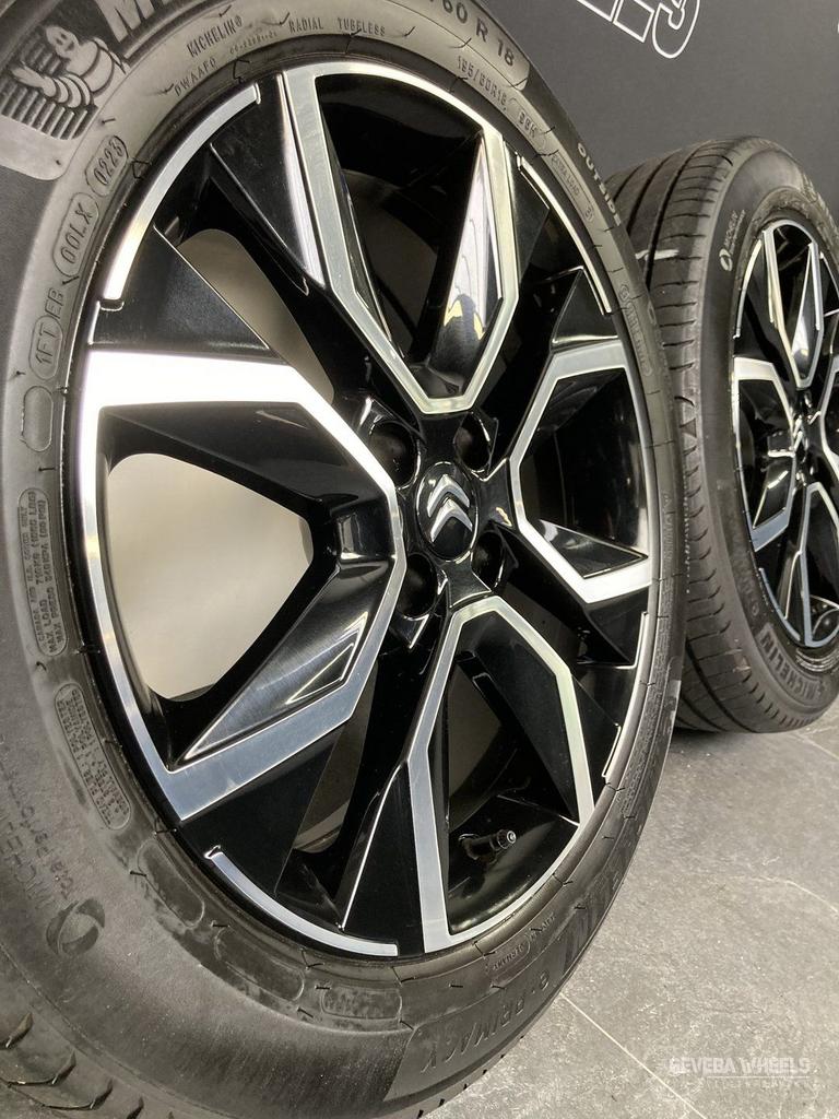 18” originele Citroen C4 / C4 X velgen + banden 4x108 983348, 18 inch, Gebruikt, -, -