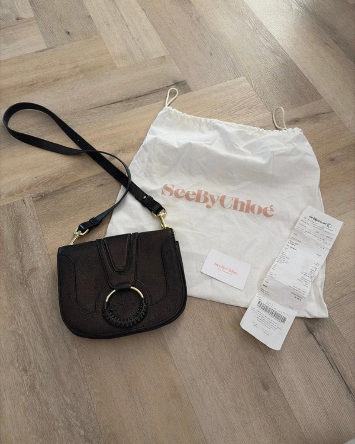 Chloé tas, Ophalen of Verzenden, Zo goed als nieuw, Zwart, Schoudertasje