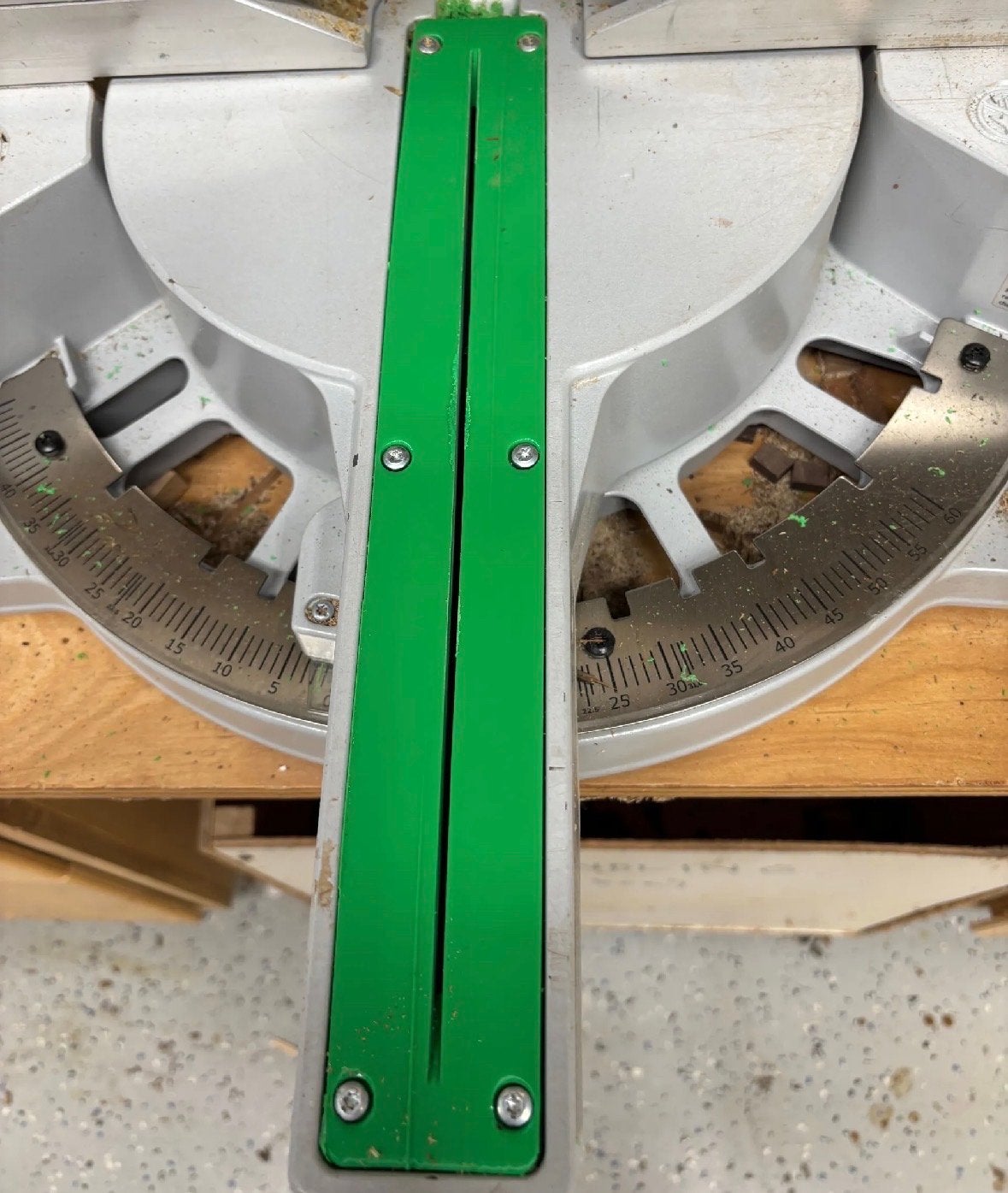 Festool Kapex 120 Zero Clearance Insert (Zwart/Groen), Doe-het-zelf en Verbouw, Gereedschap | Zaagmachines, Ophalen of Verzenden
