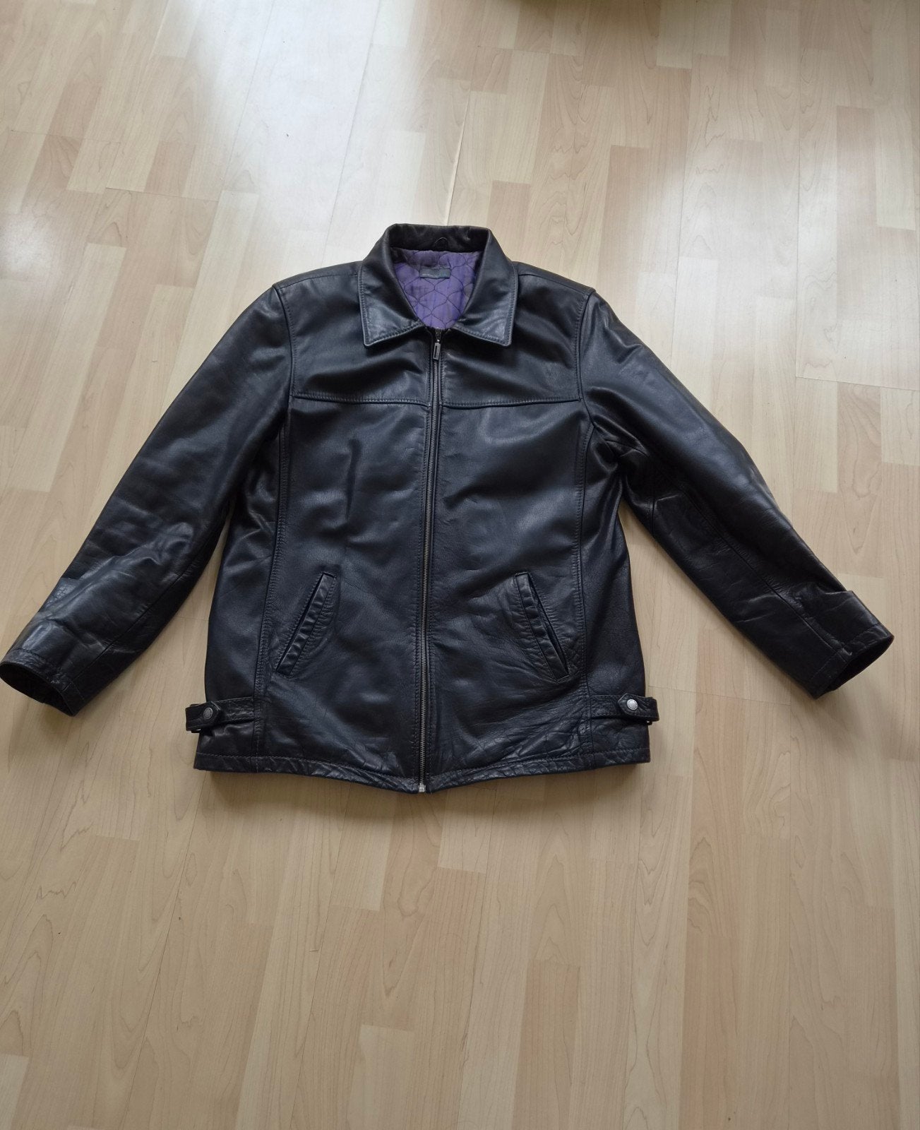 rock and blue leren jas maat XL, Ophalen, Zo goed als nieuw, Maat 56/58 (XL), Zwart