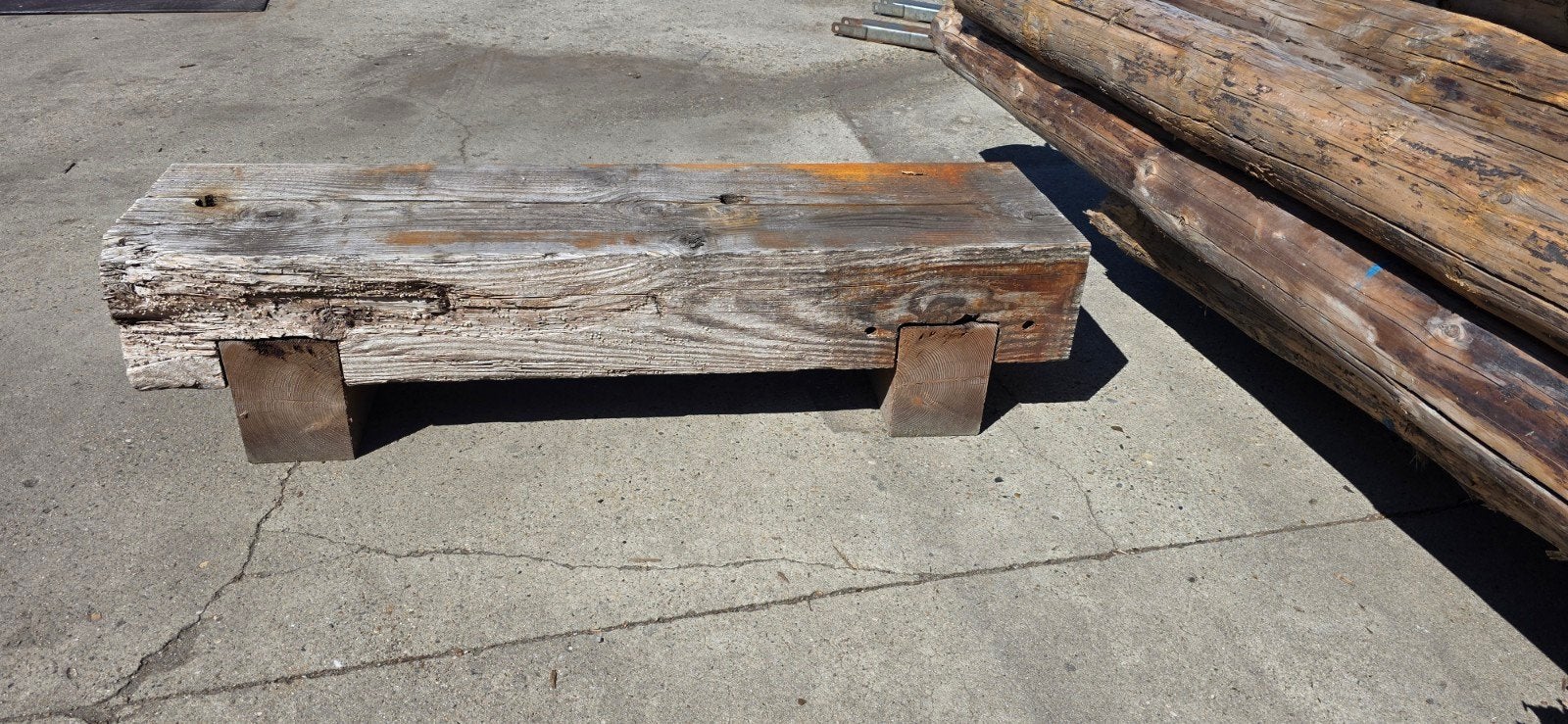 Douglas blokken | 27 x 50 x 220 cm | Tuinbank, Gebruikt, Info@woodfarm.nl, 4251NT, Ophalen of Verzenden