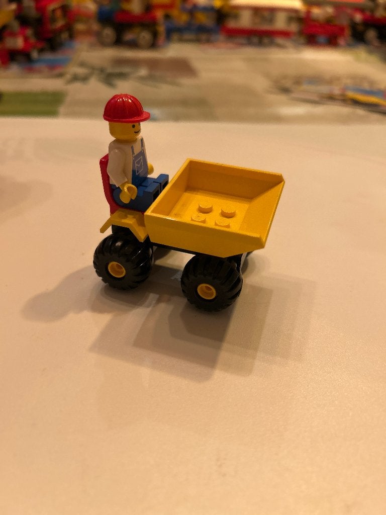 Lego Legoland 6507 Mini Dumper met Minifiguur, Lego, Ophalen of Verzenden, Zo goed als nieuw, Complete set
