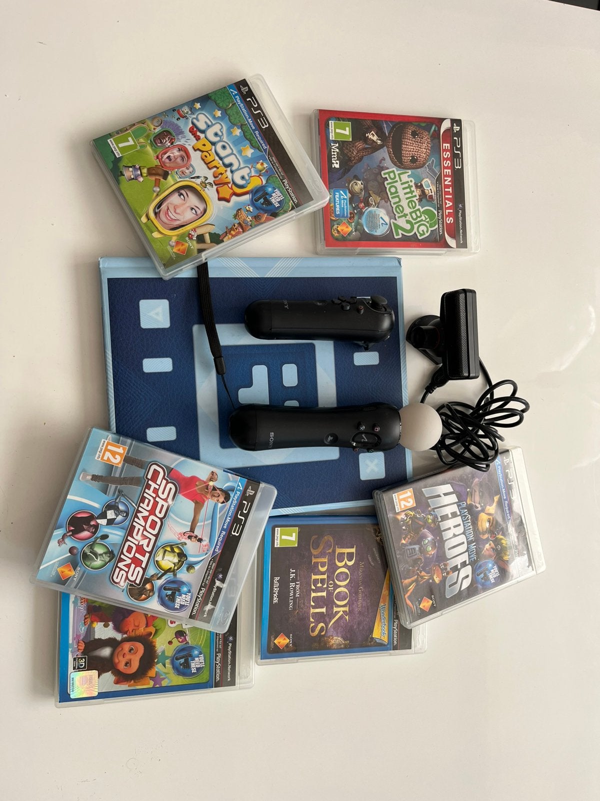 Playstation move pakket, Ophalen of Verzenden, Zo goed als nieuw, Zwart, 3DS