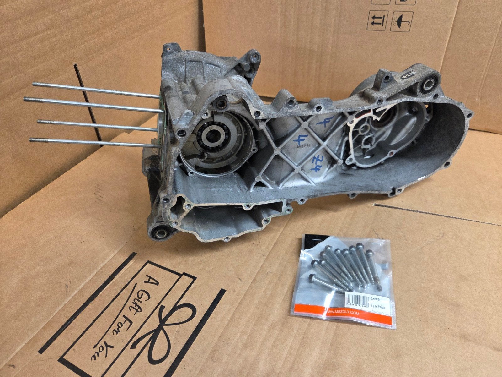 Piaggio Zip iGET E4 Carter/blok Kaal met Bouten, Ophalen of Verzenden, Gebruikt, Blok, Piaggio