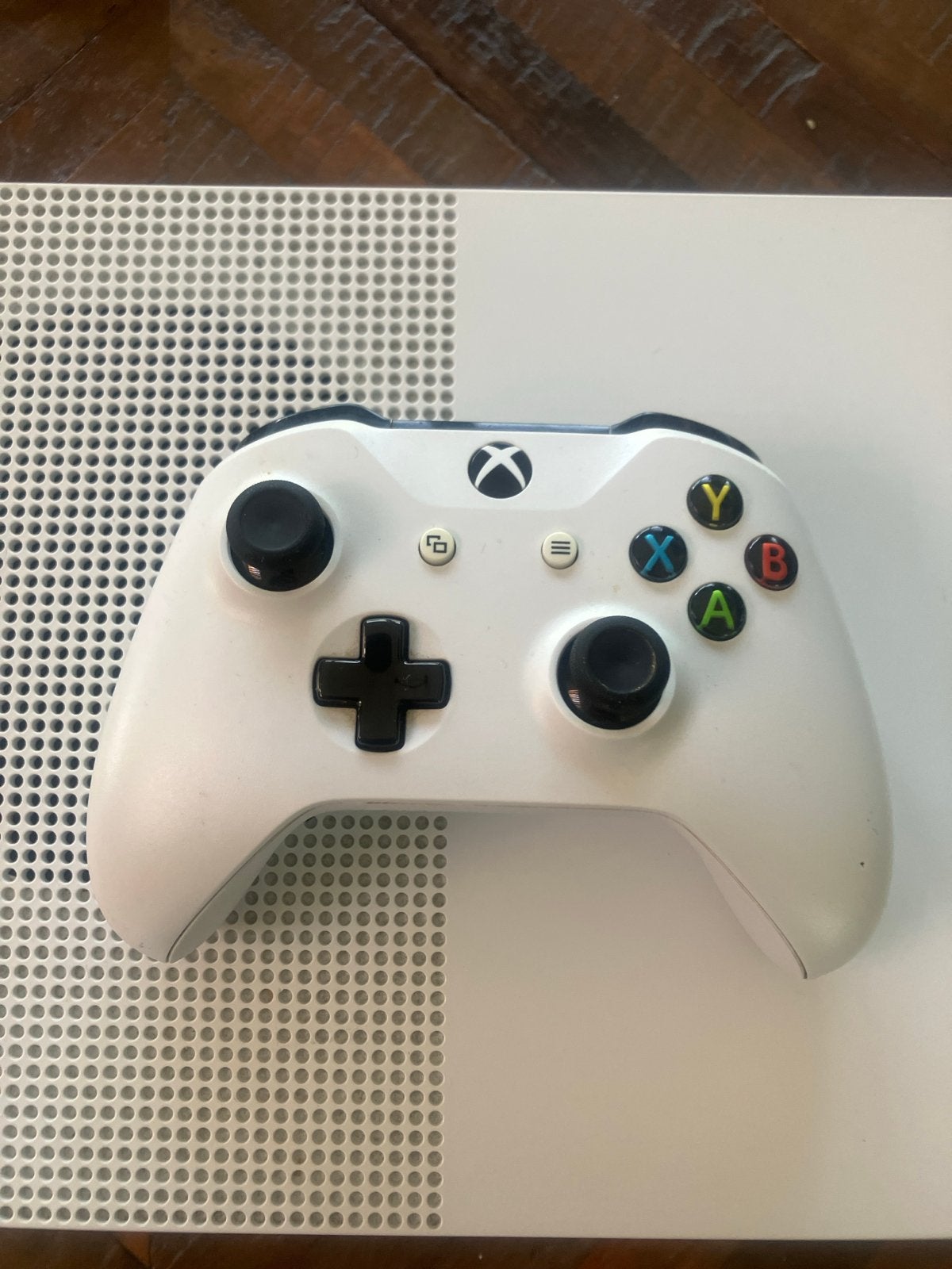 Xbox One S met 1 controller, Spelcomputers en Games, Spelcomputers | Xbox One, 500 GB, Xbox One S, Ophalen of Verzenden, Zo goed als nieuw