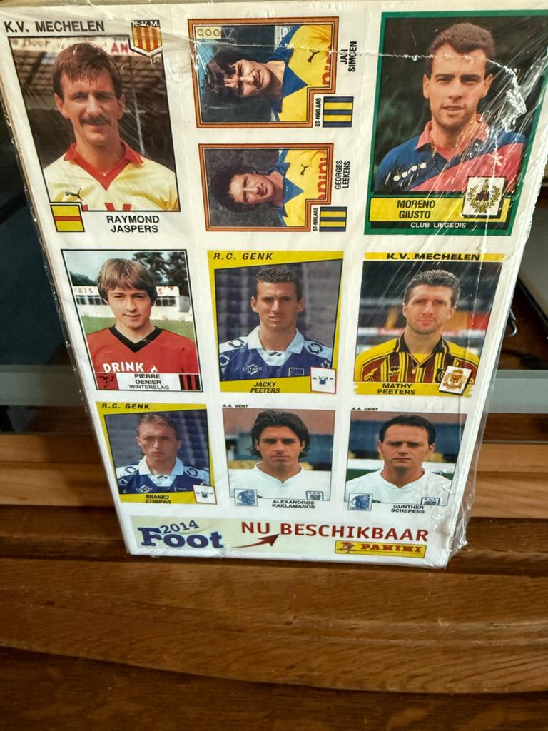 Vintage Voetbalplaatjes Panini - Diverse Clubs, Verzamelen, Ophalen of Verzenden, Nieuw, Buitenlandse clubs, Poster, Plaatje of Sticker