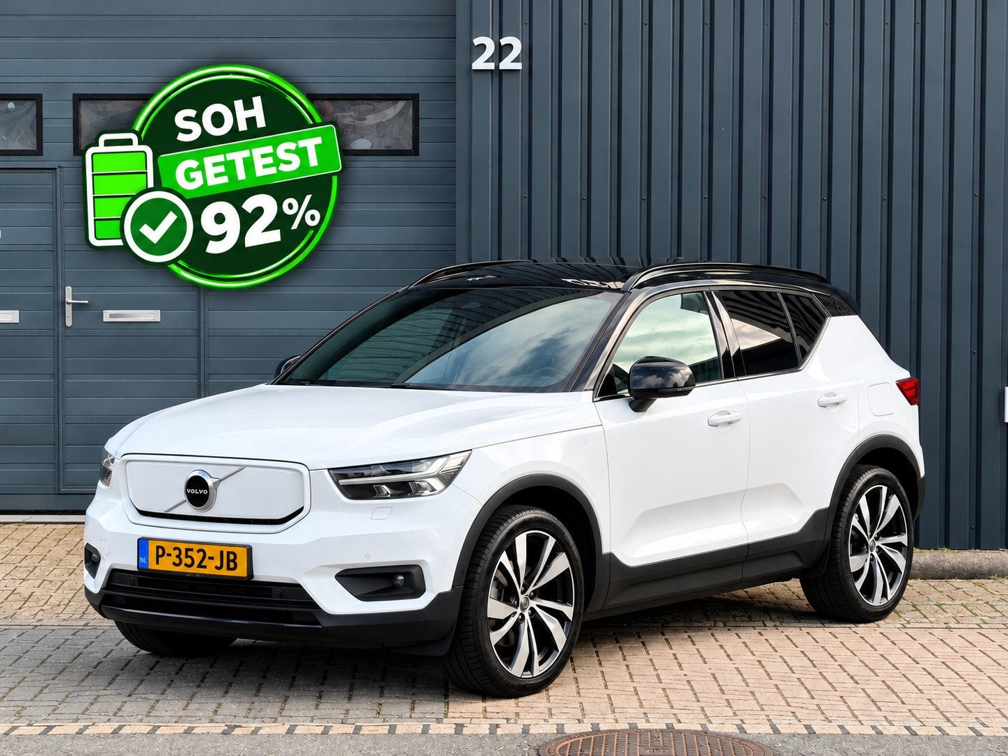 Volvo XC40 Recharge Pro|Soh 92%|Pano|360cam|ACC|HK|Dealer On, Dealer onderhouden, Verwarmde buitenspiegels, Gebruikt, 422 km
