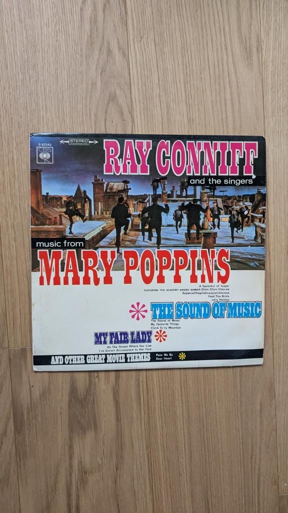 LP Ray Conniff, music from Mary Poppins, Ophalen of Verzenden, Zo goed als nieuw, 12 inch