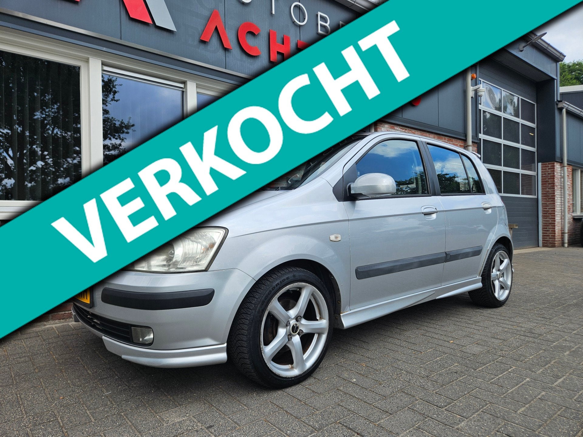 Hyundai Getz 1.6i-16V Sport Airco! Leuke/Sportieve Auto! 105, Voorwielaandrijving, 1599 cc, 4 cilinders, Origineel Nederlands
