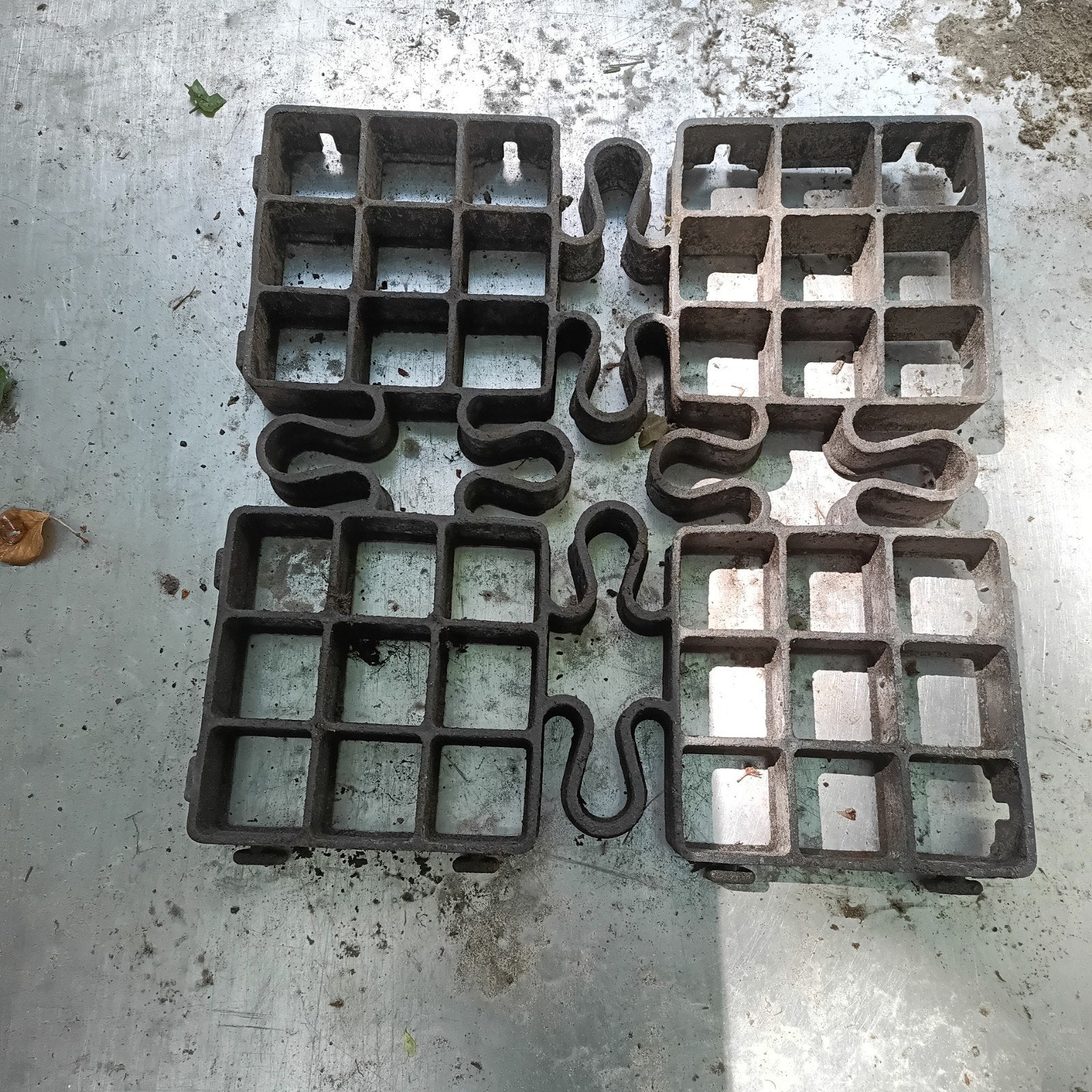 10 grindmatten 50x50 cm, Ophalen