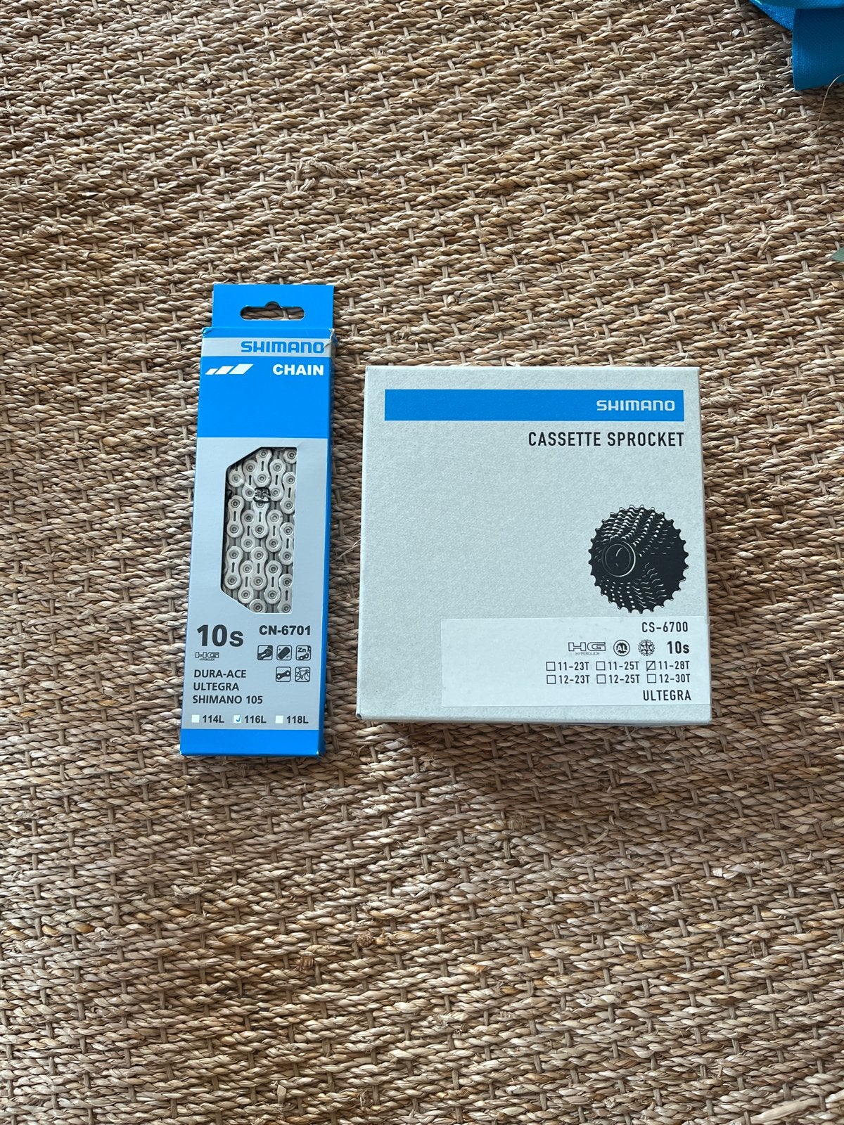 Nieuwe Shimano ketting en cassette (10s), Fietsen en Brommers, Ophalen of Verzenden, Nieuw, Derailleur of Ketting