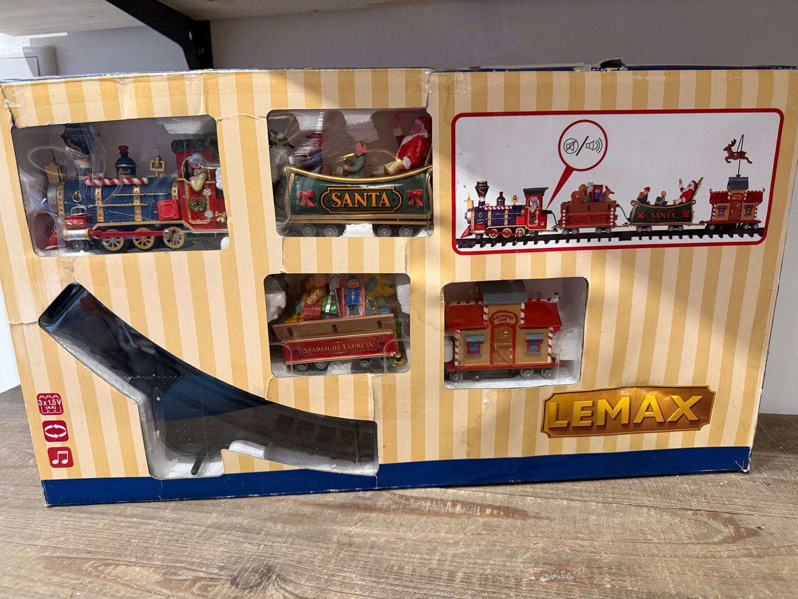 Lemax Starlight Express Kersttrein Set, Ophalen, Nieuw