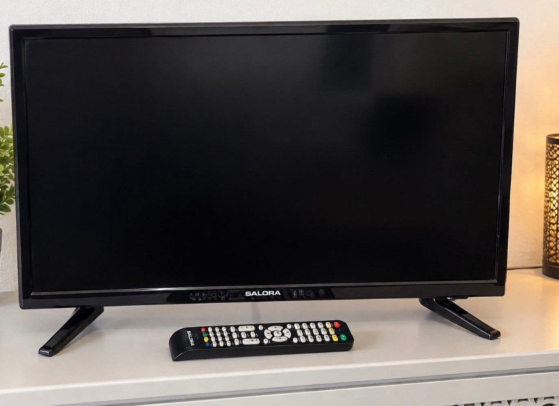 Salora tv  24inch, Soundbar, Zo goed als nieuw, Minder dan 40 watt, Overige spelers