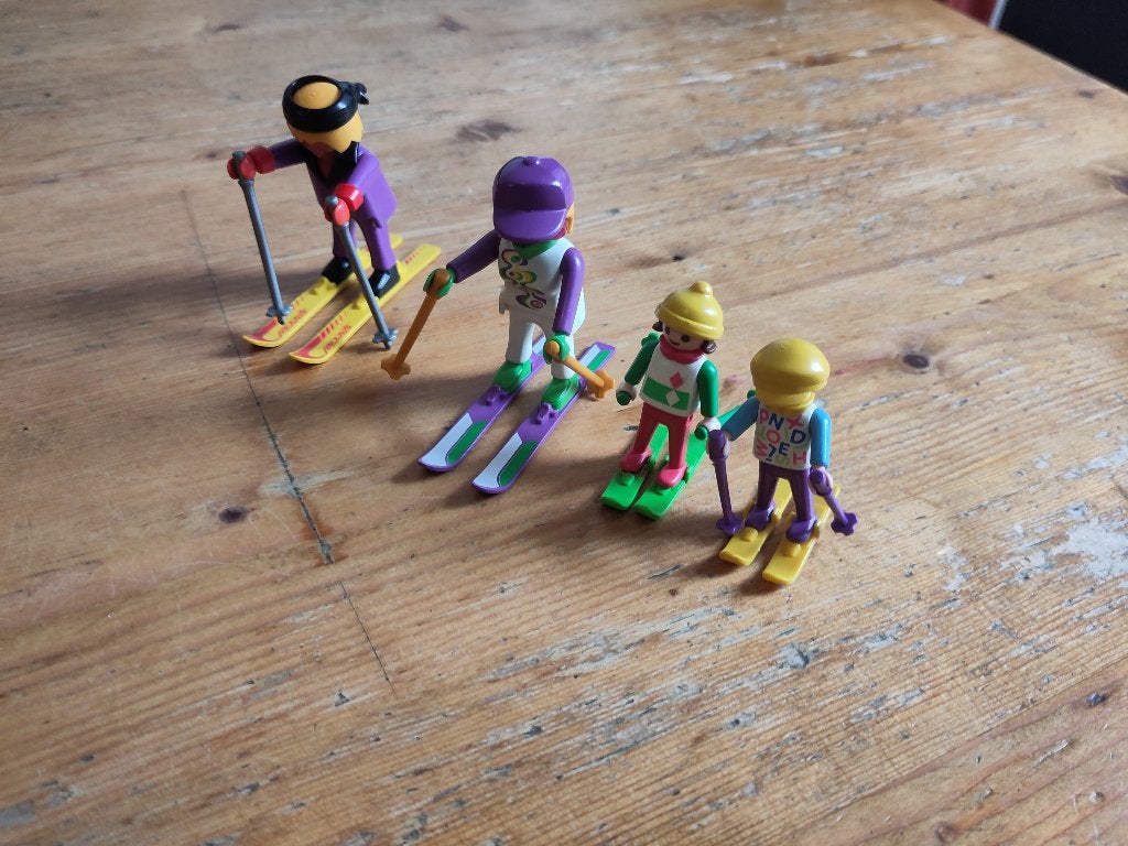 Playmobil 3684 Familie op wintersport, Complete set, Ophalen of Verzenden, Zo goed als nieuw, Sports & action