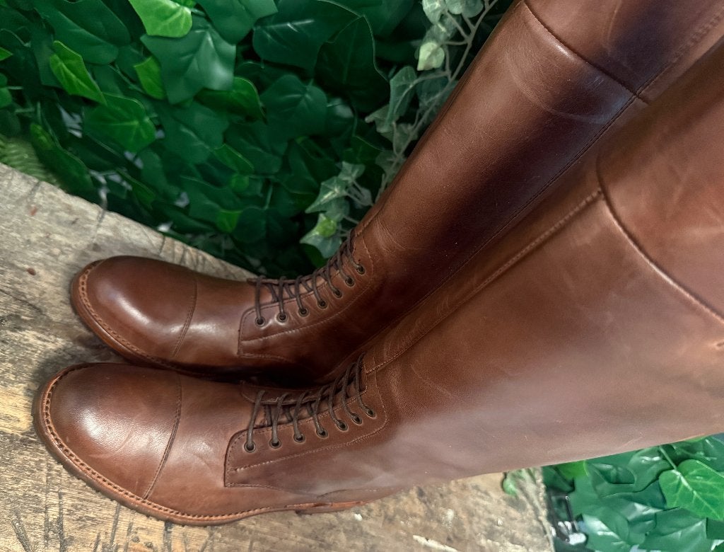prachtige aparte volledig leren laarzen van Sendra maat 38, Bruin, Nieuw, Ophalen of Verzenden, Sendra