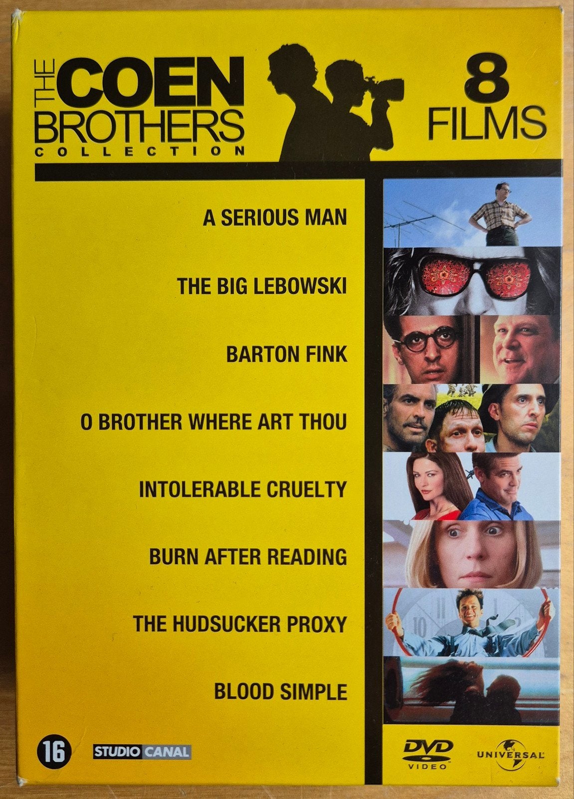 The Coen Brothers Collection - 8 Films (DVD Boxset), Cd's en Dvd's, Engels, Vanaf 16 jaar, Nederlands, Ophalen of Verzenden