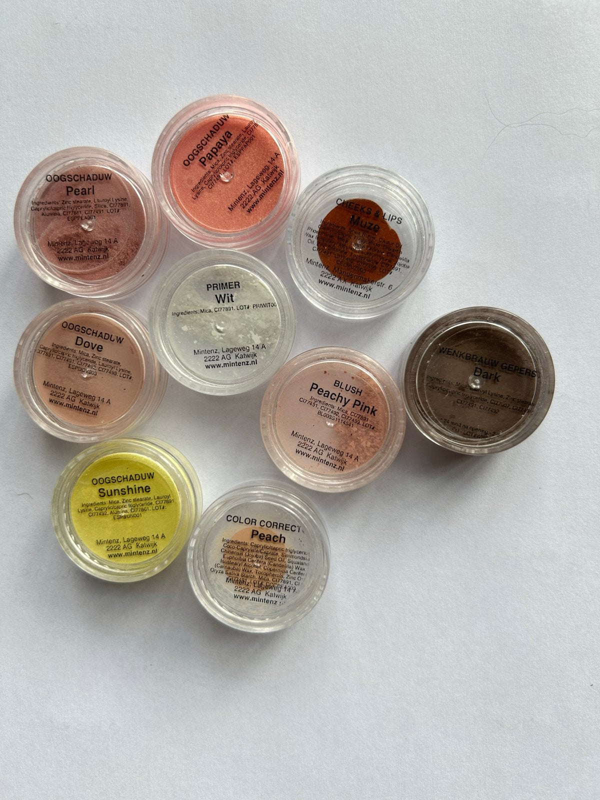 Mintenz Make-up Testers - Oogschaduw, Blush, Primer, Overige kleuren, Gehele gezicht, Ophalen of Verzenden, Zo goed als nieuw
