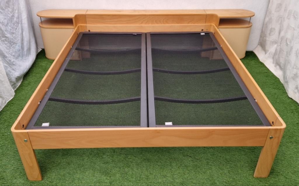 Auping Auronde Bed 180x210cm 48cm Hoog met Nachtkastjes, ., Wit, Tweepersoons, Ophalen of Verzenden