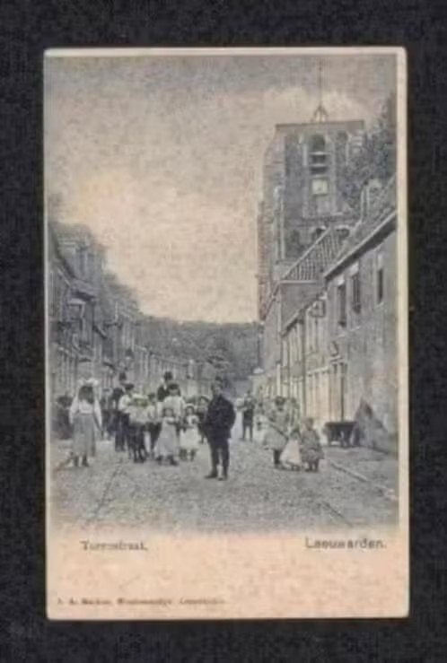 Leeuwarden Friesland Torenstraat., Verzamelen, Ophalen of Verzenden, Voor 1920, Ongelopen, Friesland
