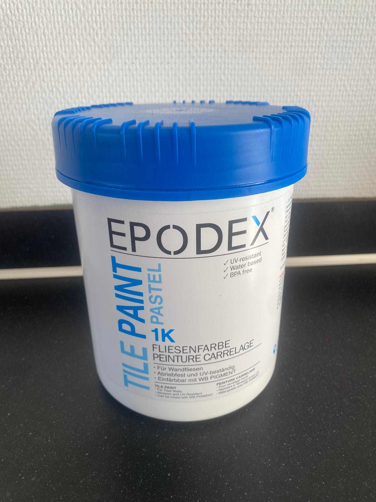 Epodex tegelverf binnen 1kg, Bruin, Nieuw, Ophalen of Verzenden, Verf