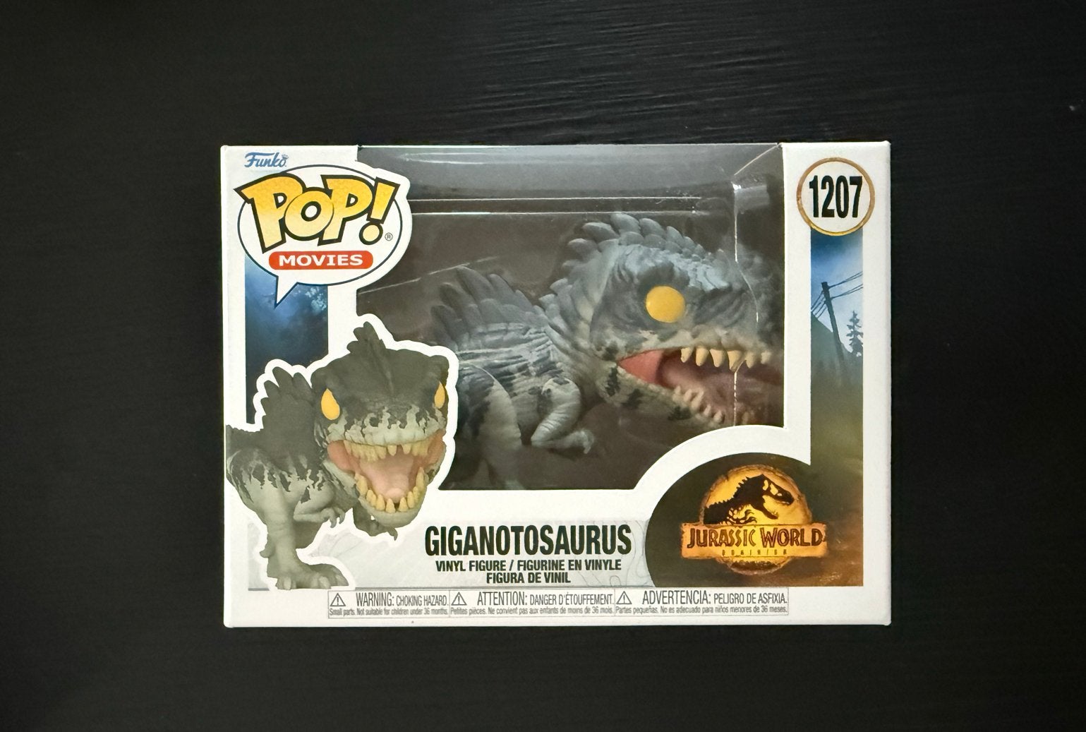 Funko Pop! Movies: Jurassic World Giganotosaurus #1207, Ophalen of Verzenden, Nieuw