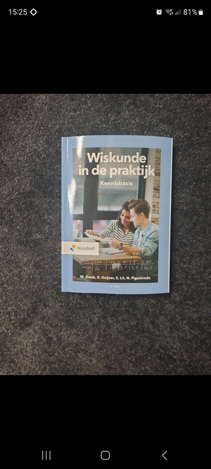Wiskunde in de praktijk, kennisbasis, W. Oonk, R. Keijzer, S. Lit, N. Figueiredo, Zo goed als nieuw, Beta, HBO