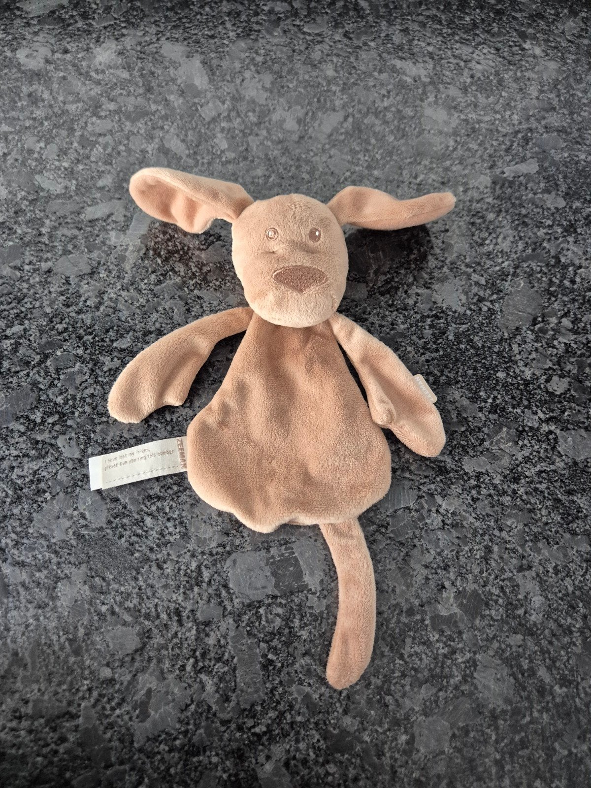 Zeeman - Knuffeldoekje Hond bruin, Ophalen of Verzenden, Zo goed als nieuw, Hond