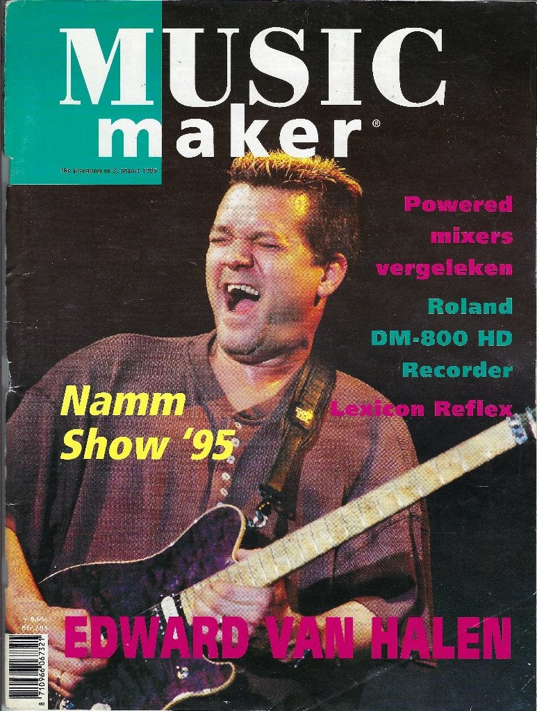 Music Maker - MAGAZINE - met Eddie van Halen, Ophalen of Verzenden, Gebruikt, Boek, Tijdschrift of Artikel